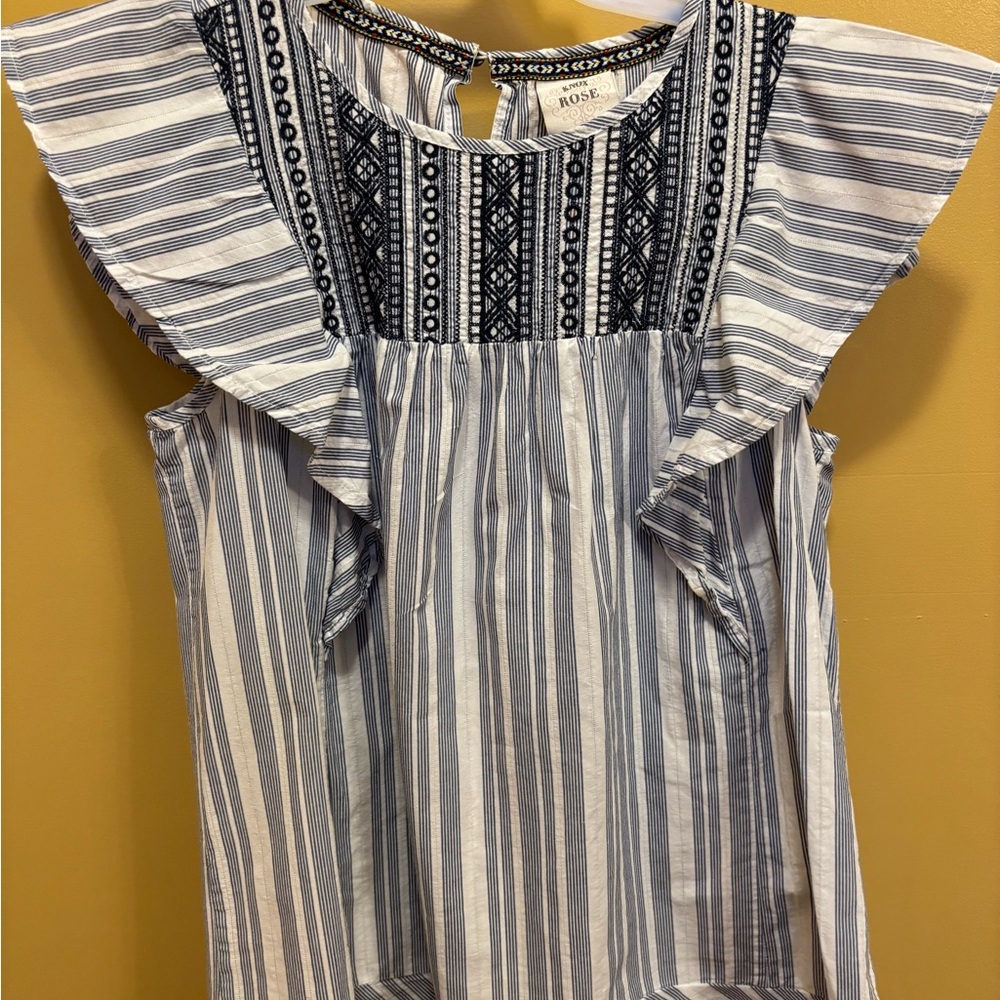 Navy blue Knox Rose blouse